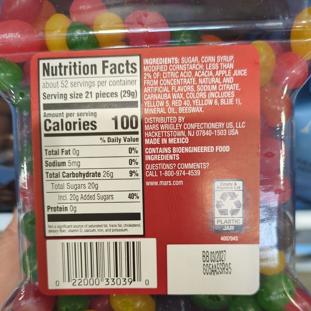Starburst Original Easter Jelly Beans Chewy Candy, 54 oz. X 2 Jars - Picture 2 of 2